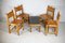 Chairs and Coffee Table from Maison Regain, France, 1970s, Set of 5 21