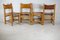 Chairs and Coffee Table from Maison Regain, France, 1970s, Set of 5 11