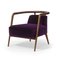 Essex Purple Velvet Armchair by Javier Gomez 1