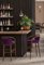 Essex Purple Velvet Bar Stool by Javier Gomez 4