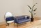 Essex Blue Leather Sofa by Javier Gomez 3