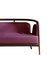 Essex Purple Leather Sofa by Javier Gomez, Image 2