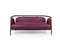 Essex Purple Leather Sofa by Javier Gomez, Image 1