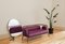 Essex Purple Leather Sofa by Javier Gomez, Image 3