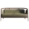 Essex Green Leather Sofa by Javier Gomez, Image 1