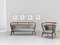 Empire Grey Velvet Sofa by Javier Gomez, Image 4