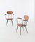 Italian Dining Chairs in Iron and Teak, 1950s, Set of 4 11