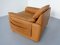 Poltrona DS-61 in pelle color cognac con divano a due posti di de Sede, anni '60, set di 2, Immagine 16