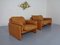 Fauteuil DS-61 en Cuir Cognac et Canapé 2 Places de de Sede, 1960s, Set de 2 2