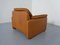Poltrona DS-61 in pelle color cognac con divano a due posti di de Sede, anni '60, set di 2, Immagine 17