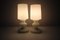 Mid-Century Czech All Glass Table Lamps, 1970s, Set of 2 3
