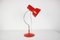 Mid-Century Red Table Lamp by Josef Hůrka for Napako, 1970s, Image 3