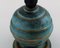 Art Deco Table Lamp in Green Patinated Metal, Image 7