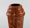 Art Deco French Vase in Glazed Stoneware by Lucien Brisdoux, Image 3