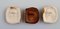 Glazed Ceramic Buttons by Stig Lindberg for Gustavsberg Studiohand, Set of 3 4