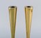 Vintage Candlesticks in Brass and Marble by Tom Dixon, Set of 2 4