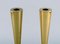 Vintage Candlesticks in Brass and Marble by Tom Dixon, Set of 2 3