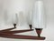 Mid-Century Teak Chandelier by Uno & Osten Kristiansson for Luxus 9