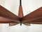 Mid-Century Teak Chandelier by Uno & Osten Kristiansson for Luxus, Image 6