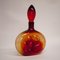 Vintage Italian Tangerine Amberina Empoli Rossini Glass Blenko Style Decanter, 1960s, Image 3