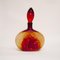 Vintage Italian Tangerine Amberina Empoli Rossini Glass Blenko Style Decanter, 1960s, Image 2