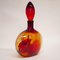 Vintage Italian Tangerine Amberina Empoli Rossini Glass Blenko Style Decanter, 1960s, Image 5
