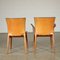 Beech & Leather Model Cos Chairs by Josep LLuscà for Cassina, Set of 4 14