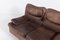 Vintage Aniline Leather 2 Seater Sofa, 1970s 4