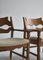 Scandinavian Modern Razor Blade Lounge Chairs in Bouclé by Henning Kjærnulff, Set of 2 5