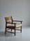 Scandinavian Modern Razor Blade Lounge Chairs in Bouclé by Henning Kjærnulff, Set of 2 11