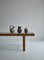 Tavolino da caffè moderno in vimini e vetro opaco di R. Wengler, Danimarca, anni '40, Immagine 3