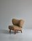 Scandinavian Modern Lounge Chair in Lamb's Wool by Otto Schulz for Boet, 1940s, Image 10