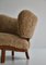 Scandinavian Modern Lounge Chair in Lamb's Wool by Otto Schulz for Boet, 1940s 12