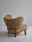 Scandinavian Modern Lounge Chair in Lamb's Wool by Otto Schulz for Boet, 1940s, Image 14