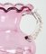 Iridescent Pink Сoloured Murano Glass Vase 2