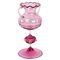 Vaso in vetro di Murano rosa iridescente, Immagine 1
