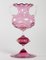 Iridescent Pink Сoloured Murano Glass Vase 4