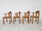Pine Wood Dining Chairs by Ner Daumiller for Hirtshals Savvaerk, Set of 4, 1980s 5