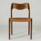 Vintage Dining Chairs by Niels O. Møller, Set of 10 5