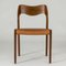 Vintage Dining Chairs by Niels O. Møller, Set of 10, Image 5