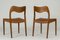 Vintage Dining Chairs by Niels O. Møller, Set of 10 4
