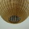 Mid-Century Modern Swedish Rattan Ball Pendant, 1960s 7