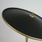 Mid-Century French Reflecting Black and Brass Table Lamp, 1950s 13