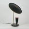 Mid-Century French Reflecting Black and Brass Table Lamp, 1950s 16