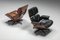 1st Edition 57-59 Lounge Chair with Ottoman by Eames for Herman Miller, Set of 2, Image 16