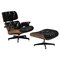 1st Edition 57-59 Lounge Chair with Ottoman by Eames for Herman Miller, Set of 2 1