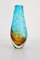 Italian Hand-Crafted Sommerso Murano Glass Flower Vase 12