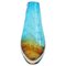 Italian Hand-Crafted Sommerso Murano Glass Flower Vase 1