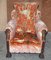 Antique Victorian Hand Carved Owl Head Country House Armchairs, Set of 2, Image 14