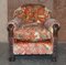 Antique Victorian Hand Carved Owl Head Country House Armchairs, Set of 2 4